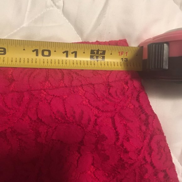 kate spade magenta pink red lace skirt size 4 nwot - Picture 13 of 16